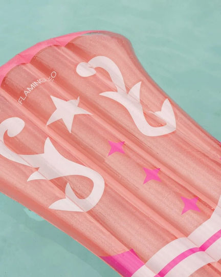 Flamingueo Inflatable Beach Mattress Pink 182.5x151cm