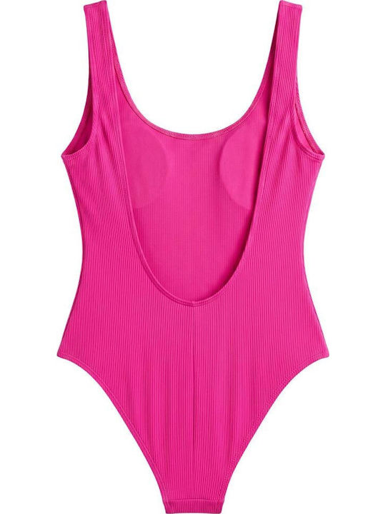 One Piece Swimsuit Fuchsia