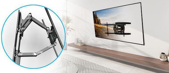 ISY TV Wall Mount Up To 50kg Black