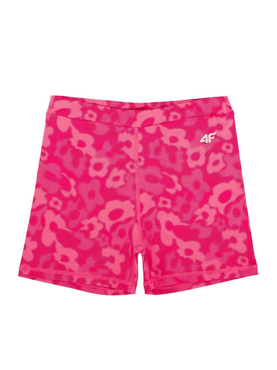 Kids Sports Short Leggings Fuchsia