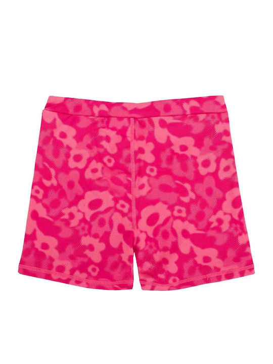 Kids Sports Short Leggings Fuchsia