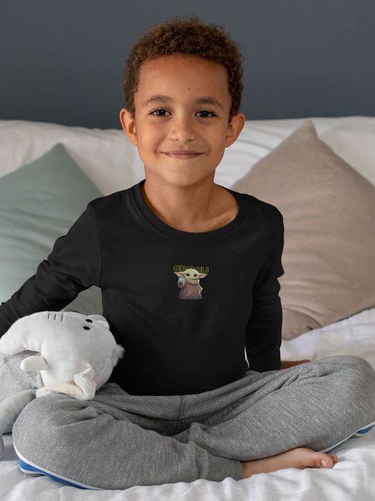 Fleece Επένδυση Παιδικό Φούτερ Black Baby