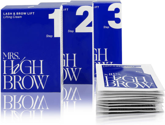 Lash & Brow Lift Ser Nutritiv Pasul 3 Mrs High Brow 1 Bucată Kit De Laminare Pentru Sprâncene Nutritiv 1.5ml