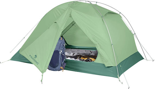 Ferrino Fuji 2 Σκηνή Camping Igloo Ορειβασίας Πράσινη 3 Εποχών για 2 Άτομα Αδιάβροχη 210x130x110εκ.