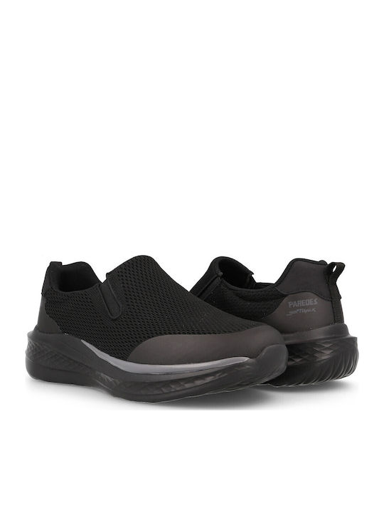 Anatomical Canvas Men's Slip-Ons Black
