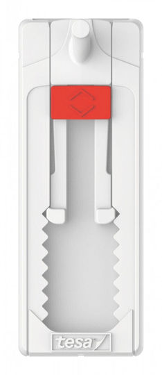 Tesa ADHESIVE-NAIL/1 Κρεμαστράκι με Αυτοκόλλητο Λευκό