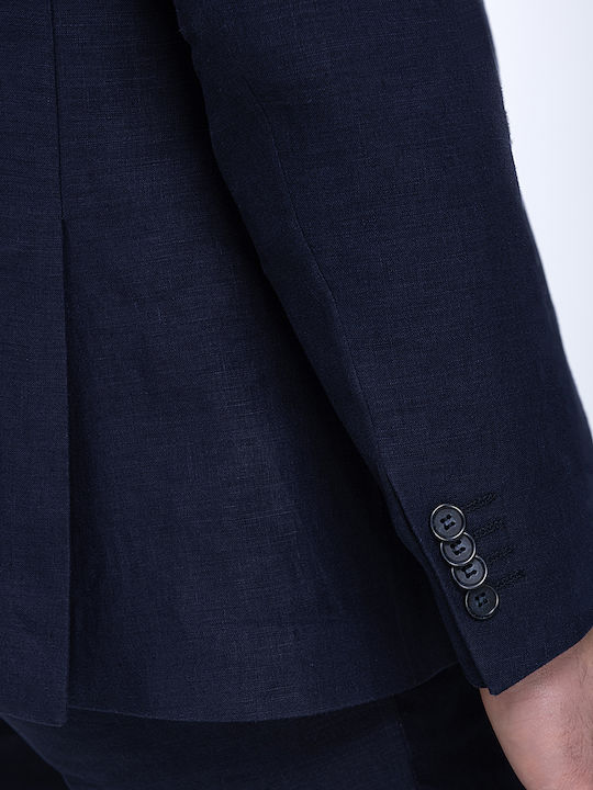 Costum Barbat De Mireasă De Vară Albastru Închis Berlino D6 T104/100 Navy