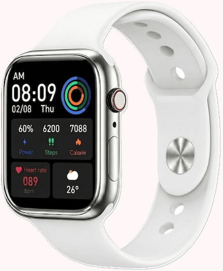 Unitek Q33 Smartwatch with Heart Rate Monitor White