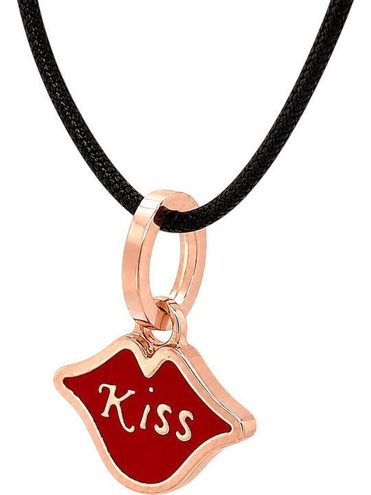 Rebecca Charm από Ροζ Επιχρυσωμένο Ατσάλι Rebecca Charm από Ροζ Επιχρυσωμένο Ατσάλι