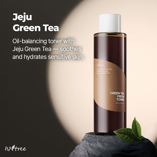Isntree Лосион Тоник За Лице Green Tea Fresh с Centella Asiatica и Зелен Чай 200ml