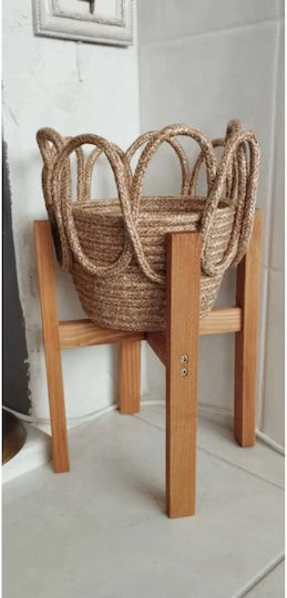SteweHome Brown Plant Stands 23x23cm 2 Pieces