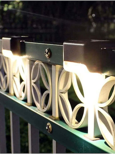 SteweHome Set of 4 Solar Lights 5W with Photocell 7.5x4x5cm