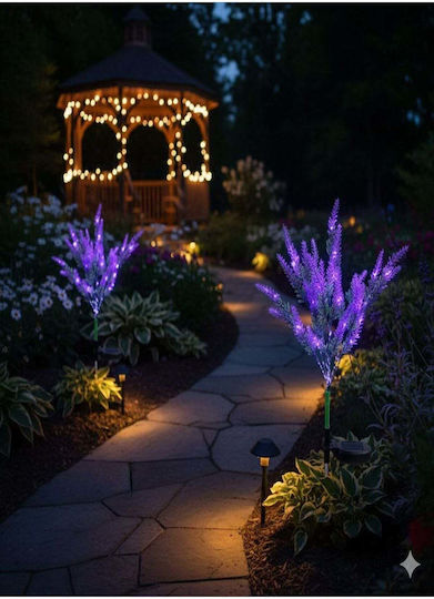 SteweHome Spiked Solar Flowerpot Light with Photocell