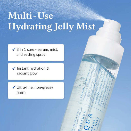 Dr. Althea Aqua Marine Jelly Face Mist Τόνωσης Προσώπου με Πανθενόλη & Υαλουρονικό Οξύ 100ml