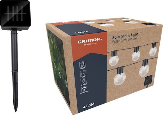 Grundig Solar Light Lantern with Warm White Light