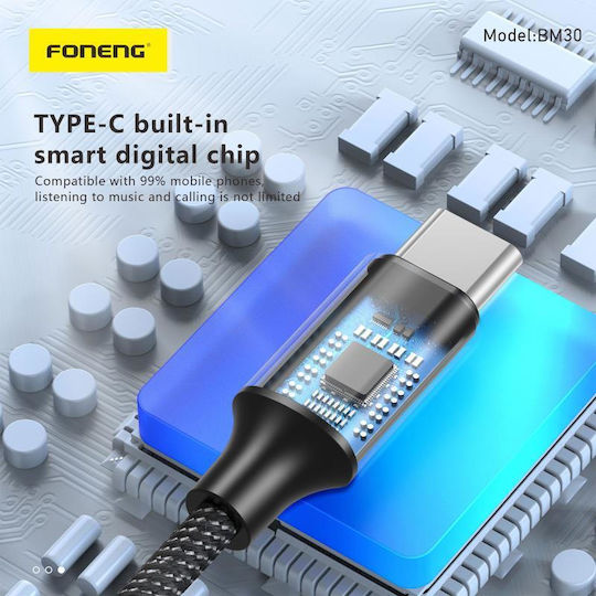 Foneng USB-C Männlich Zu 3.5mm Weiblich Konverter