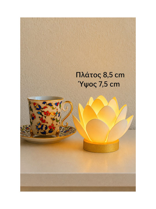 SteweHome Lămpi Decorative Pentru Masă LED Lumânăriță 3x3cm