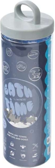 M-pets Απορροφητική Πετσέτα Στεγνώματος Σκύλο Γάτα Quick-dry Blue Bubble 64×43cm