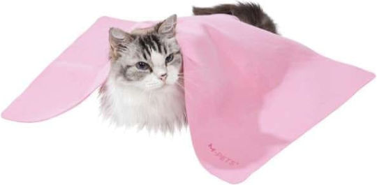 M-pets Absorbent Quick-Dry Towel for Dog and Cat Pink Bubble 64×43cm