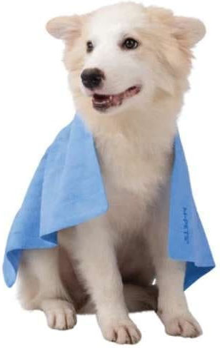 M-pets Απορροφητική Πετσέτα Στεγνώματος Σκύλο Γάτα Quick-dry Blue Bubble 64×43cm