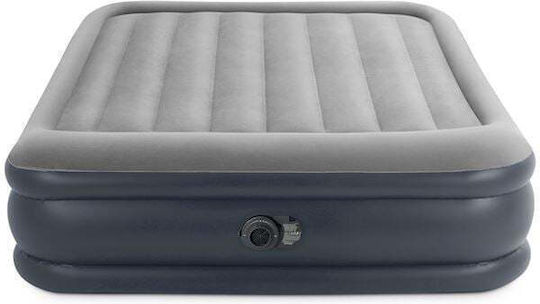 Intex Intex Camping-Luftmatratzen Doppelbett mit Integrierter Handpumpe Deluxe 203x152x42cm Schwarz