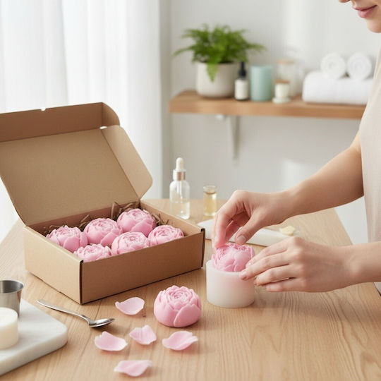 Silicone Mold Peony Candles Crafts 4.5x3.6cm