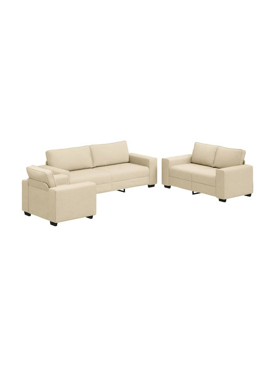 vidaXL Wohnzimmermöbel-Set 3-Sitzer & 2-Sitzer & Sessel