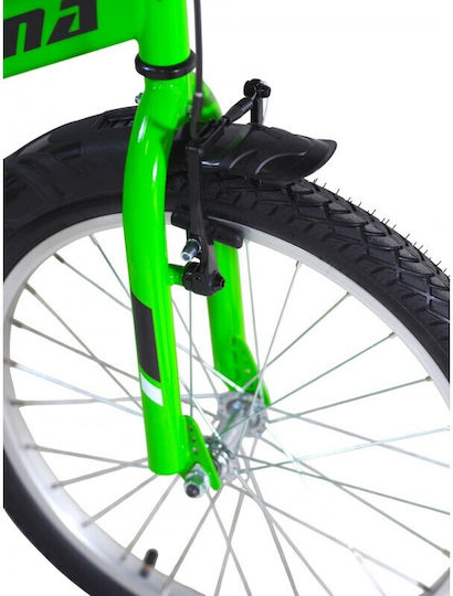 Alpina 20 Παιδiges Fahrrad Stadt mit Aluminiumrahmen Grün