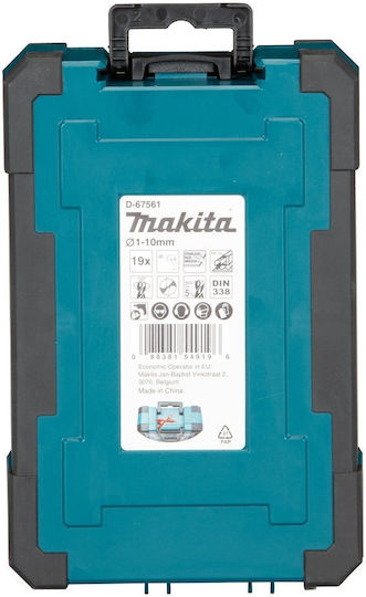 Makita Bohrmaschinen Set 19 Cobaltium Bohrmaterial