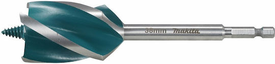 Makita Drill Bit Τρυπάνι με Εξάγωνο Στέλεχος για Ξύλο 38x165mm