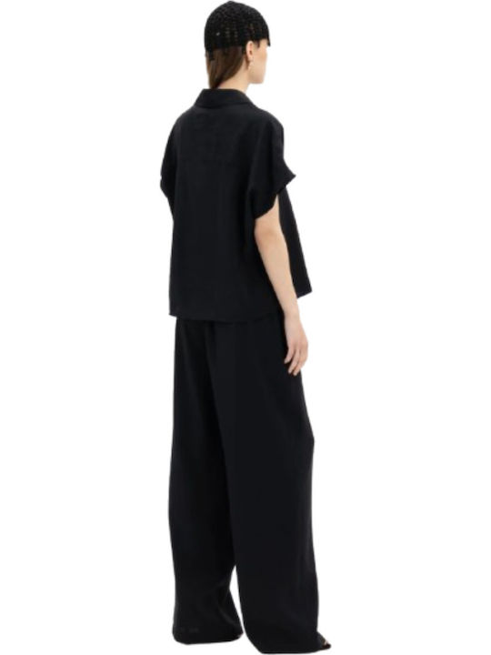 Short Sleeve Women's Shirt Black
