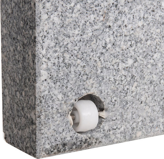 Freebox Metallic Grey Umbrella Stand 58x58cm
