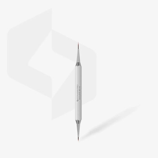 Double-sided Liner Brush 7 Mm Gel 12 Mm Staleks Exclusive Nbx-01/11