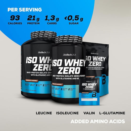 Biotechusa Iso Whey Zero 1816 гр + Biotechusa 100% Креатин Монохидрат 300 гр Кафе Лате