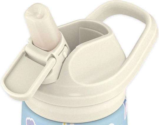 Cool Bottles Καπάκι & Βουρτσάκι Μπουκάλι Kiddie 350ml Ιβουάρ
