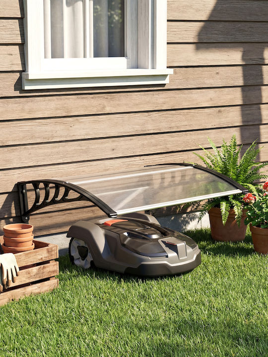 Outsunny Поликарбонатен Покрив За Гараж Ш100xД81cm