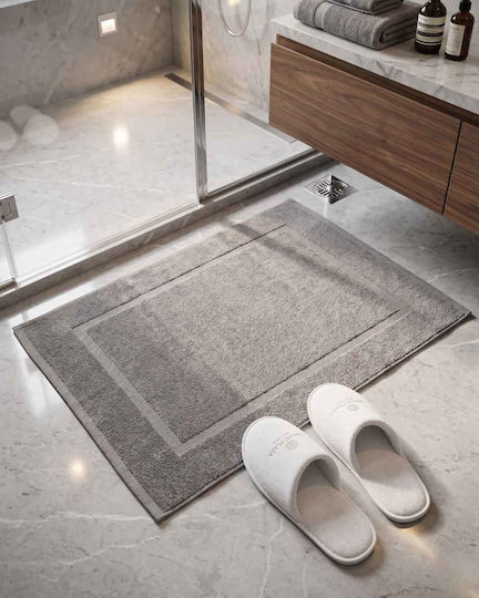 Olia Home Hotel Bathroom Mat Grey 50x80cm