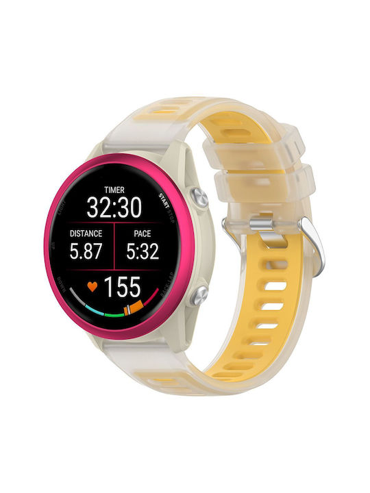 Techsuit Λουράκι Σιλικόνης Κίτρινο (Galaxy Watch (46mm) / Gear S3)