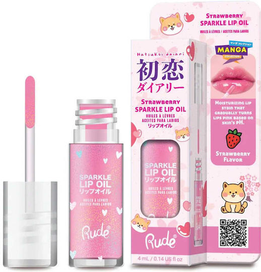 Rude Cosmetics Ulei de buze cu glitter 4 ml
