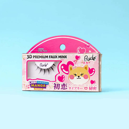 Gene false premium efect 3D model Chibi Paws Chibi Manga blană artificială de nurcă Rude Cosmetics 1 bucată