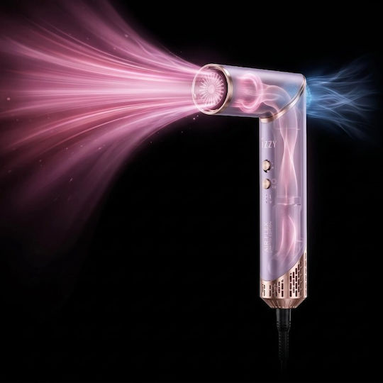Izzy Multi Styler Elektrische Haarbürste mit Luft für Haarglättung und Locken 1500W