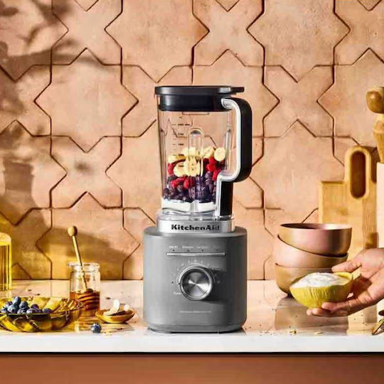 Kitchenaid Blender with Plastic Jug 2 lt 1200W Grey 5KSB2073BDG