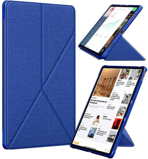 Lenovo Tab P11 Tb-j606f Αντιχτυπητική Θήκη Pu Βάση Μπλε