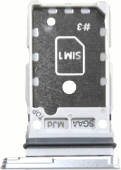 Clappio Kompatible Sim Tray Galaxy S23 FE Dual Nano Sim Halter Lila
