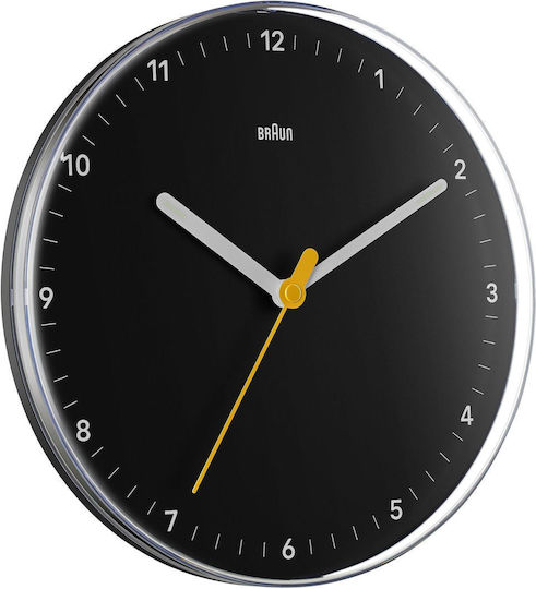 Braun Braun Wanduhr Schwarz Ø26cm