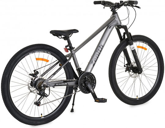 Byox Zenith 26" Bicicletă De Munte Gri Cu 21 Nivele De Viteză Și Frâne Mecanice Cu Disc