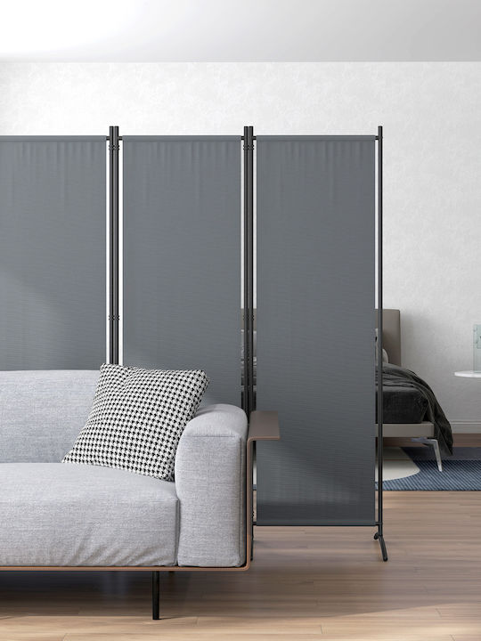 Outsunny Raumteiler Metall 221x172cm