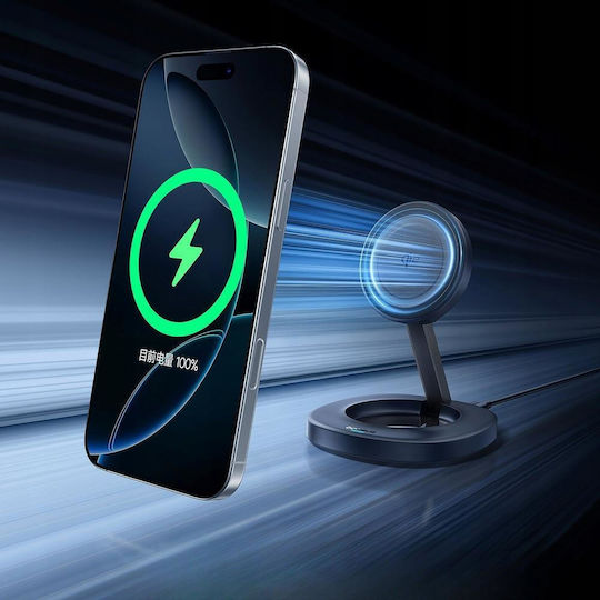Baseus Wireless Qi2 Charger and USB-C Cable 15W Black (EnerFill FF11)