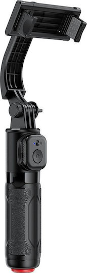 Acefast E42 Selfie Stick Automatic Tripod Bluetooth Remote Control 63 Cm Black 6974316286141