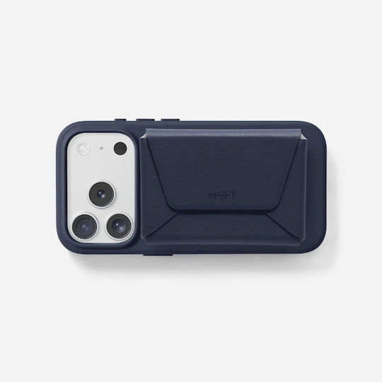 Moft Agile Travel Magsafe Magnetic Wallet Tripod In Navy Blue Mb005s-1-nvbu